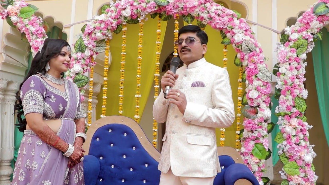 Expression of love to her wife & magical words speech by husband on 25th wedding anniversary