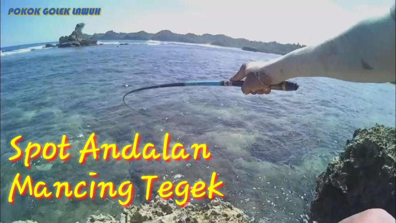 Mancing Di Spot Aluran Teri Pantai Kondang Merak Malang Selatan