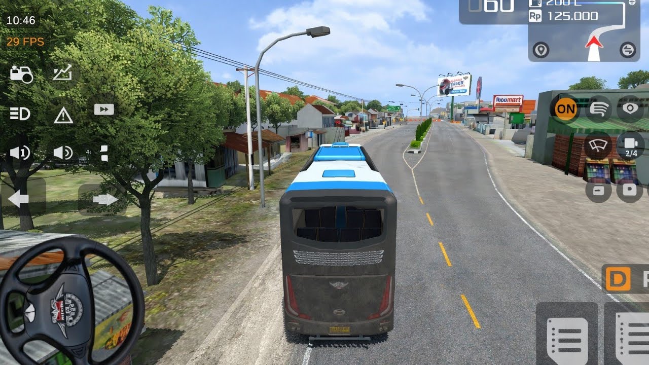 Rainy Day High Speed Driving! 🚍⚡ | BUSSID MOD Indonesia #BusDriving#AndroidGames#GamingCommunity