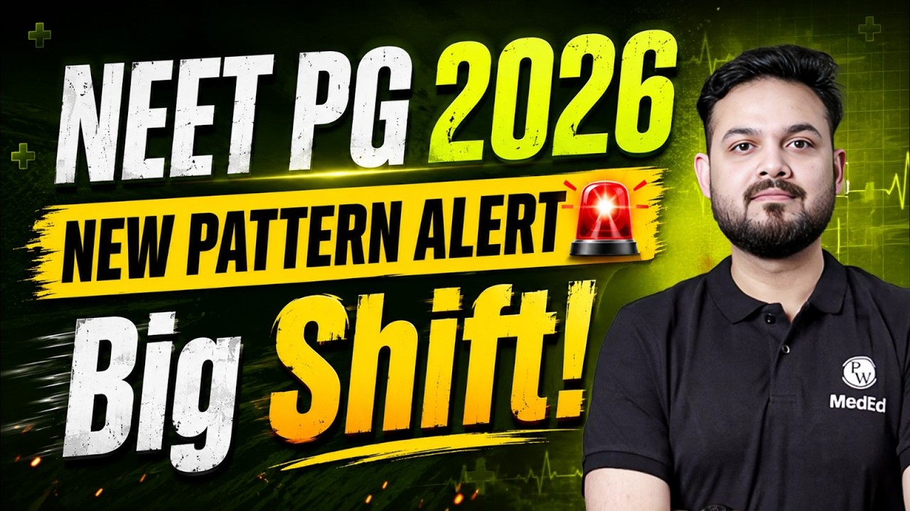NEET PG 2026 Pattern Change Explained  | New Exam Strategy | Dr. Sanchit Sir