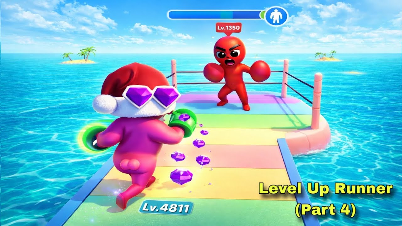Level Up Runner - All Levels Gameplay Pop Pi (Part 4)