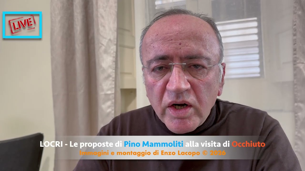 LOCRI - Le proposte di Pino Mammoliti alla visita del Governatore Roberto Occhiuto (by EL)