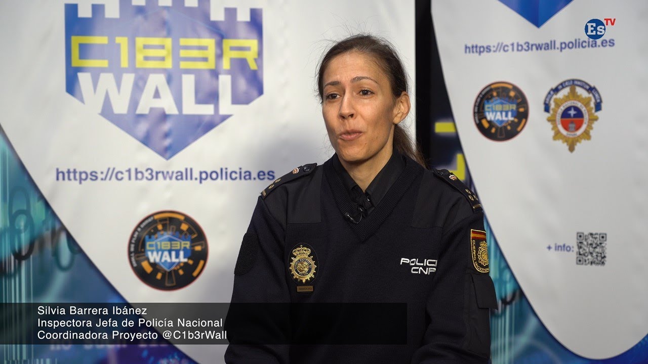 Silvia Barrera, inspectora jefa de la Policía Nacional y subcoordinadora de C1b3rWall