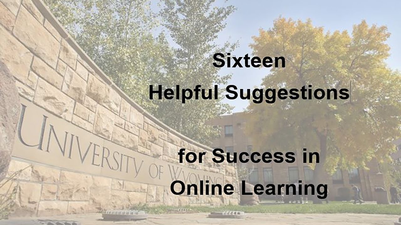 Online Course Success Tips