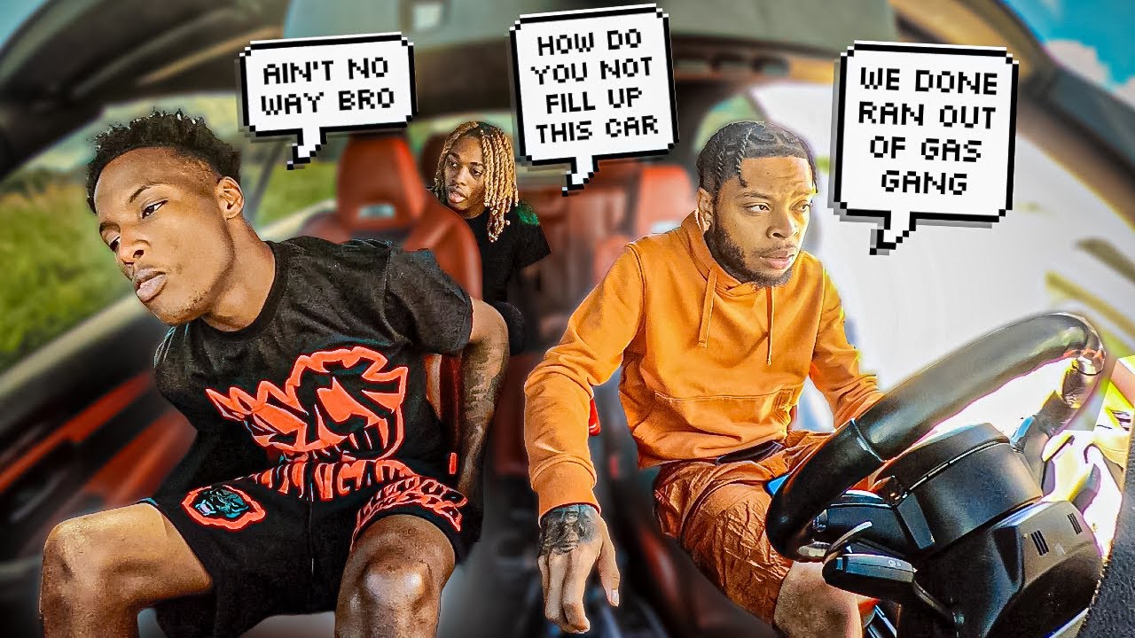 I Acted Like My Car Ran Out Of Gas.. The Gang Wasn’t Feeling it 😭 *rod gets left*