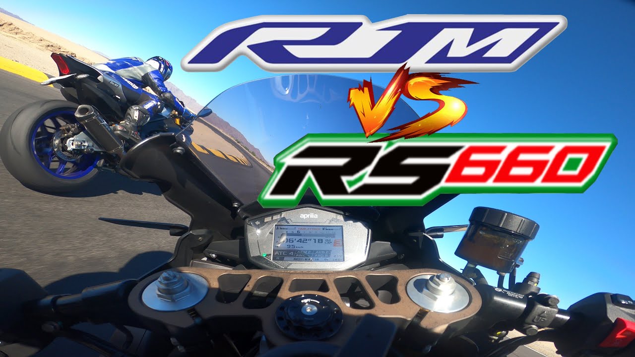 RS 660 VS R1M | Track-Day | Can it keep up?