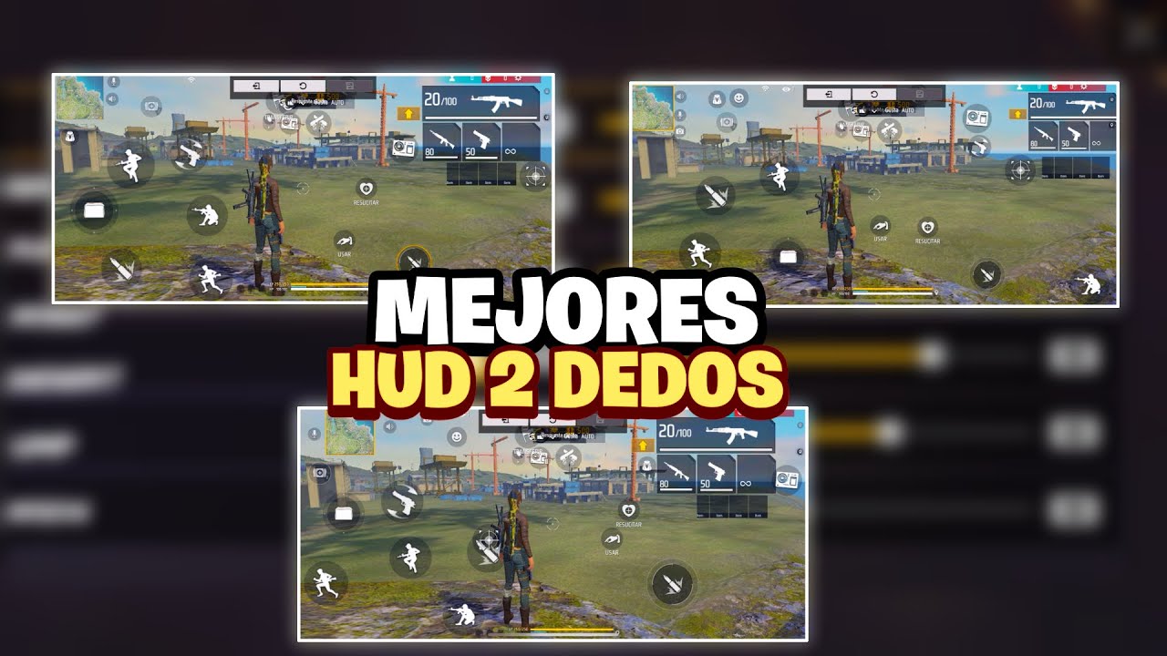 LOS MEJORES HUD A 2 DEDOS / FÁCIL DE USAR ⚙️🇧🇷