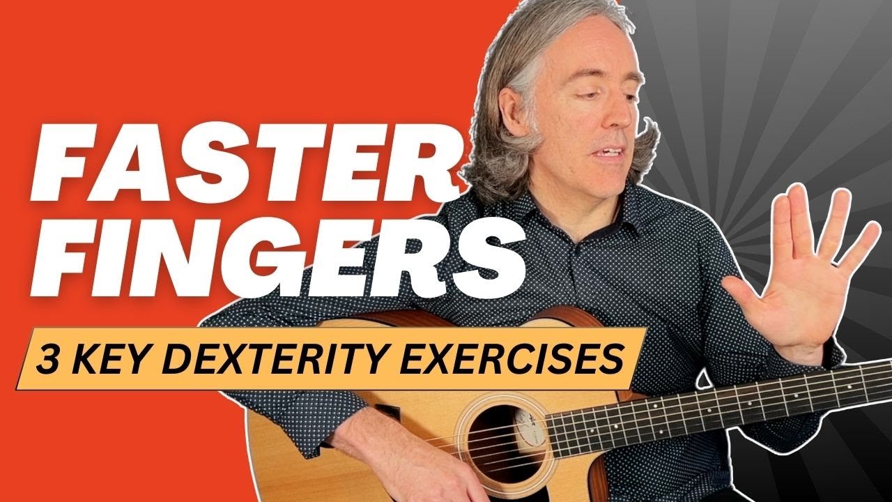 Unlock FASTER Guitar Playing: 3 Exercises for FRETTING Hand Dexterity