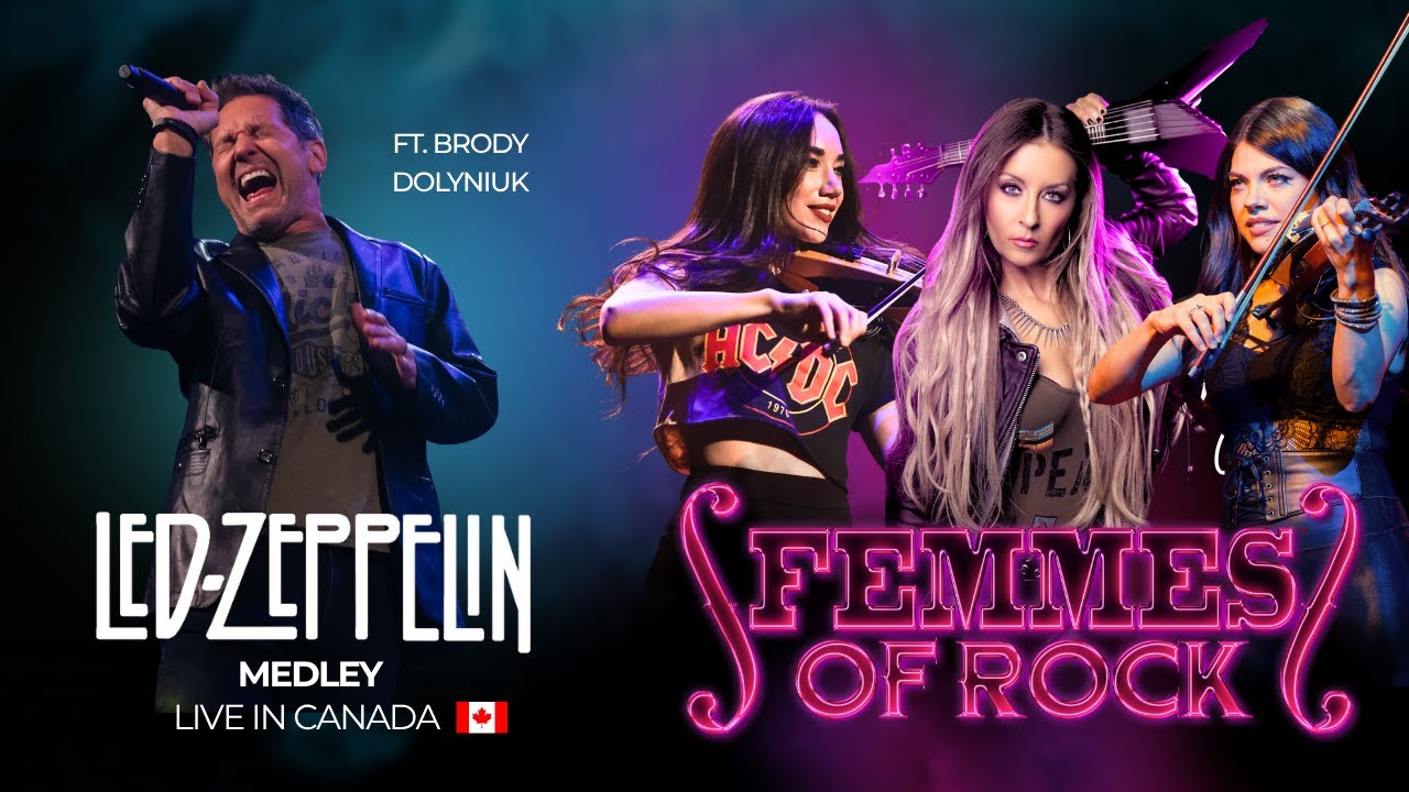 Femmes of Rock при участии Brody Dolyniuk - Led Zeppelin Medley LIVE (Ниагара-он-те-Лейк, Канада)