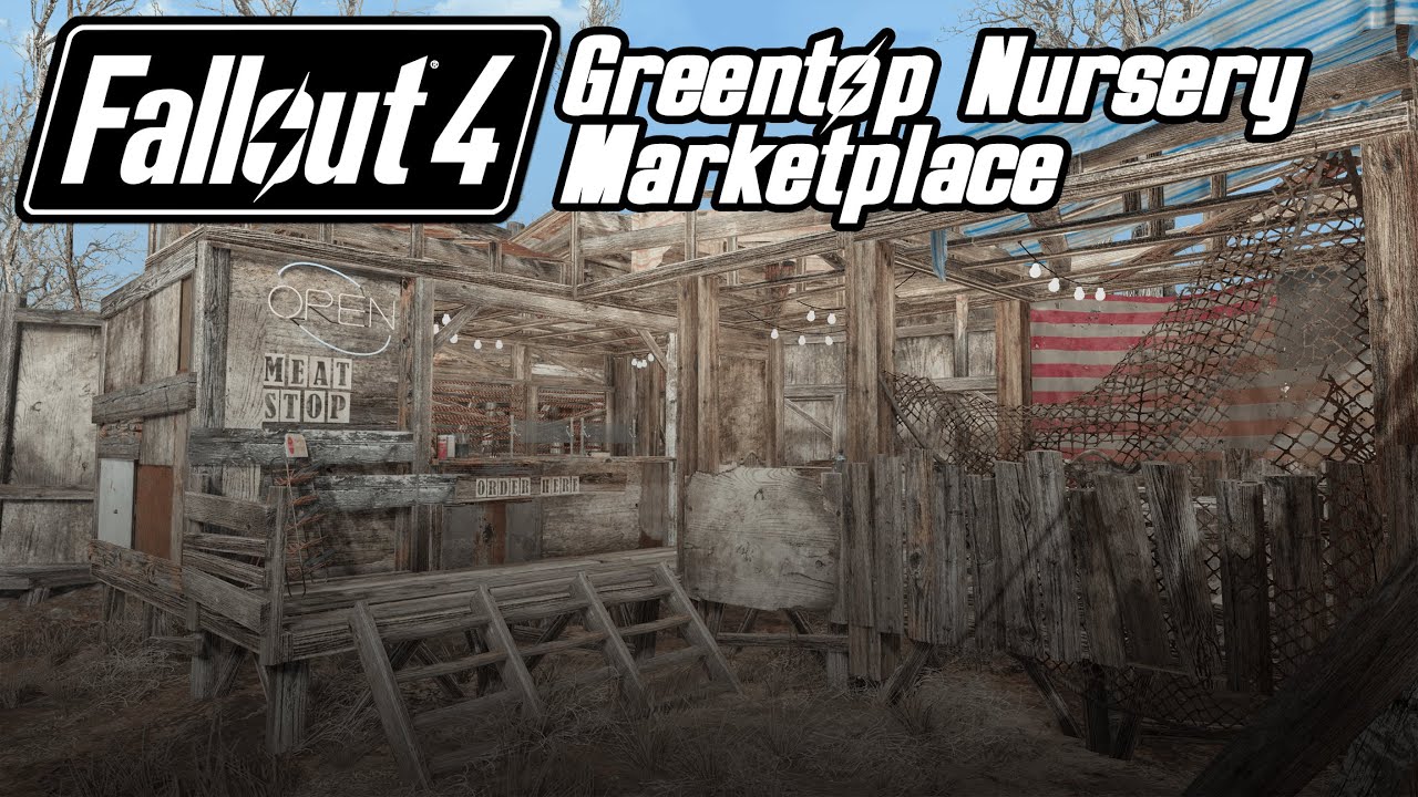 Строим рынок в Fallout 4! 3 сборки по цене 1!