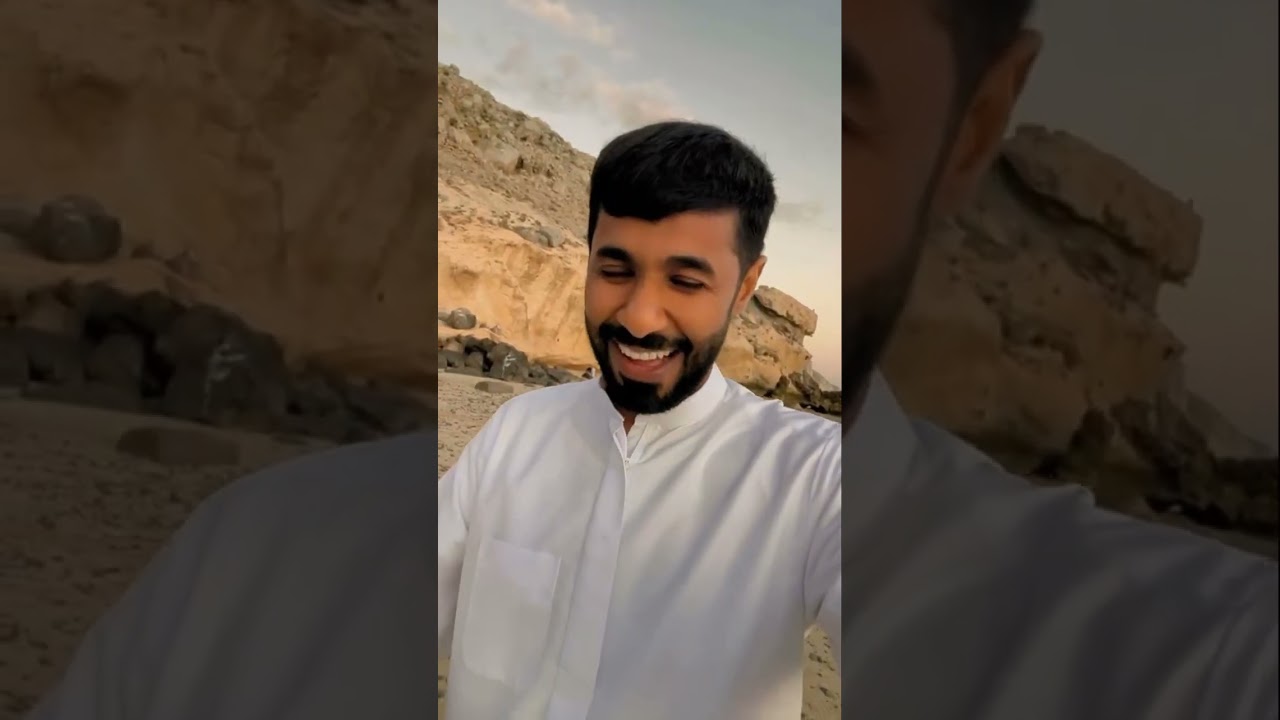 على شاطئ الجادي مع الأطفال مهره وعبدالله وراشد وديما وشمسه 