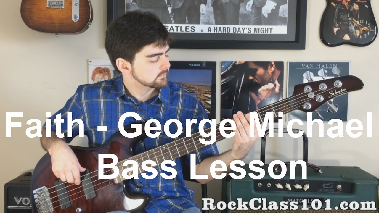 'Faith' - George Michael - Bass Lesson