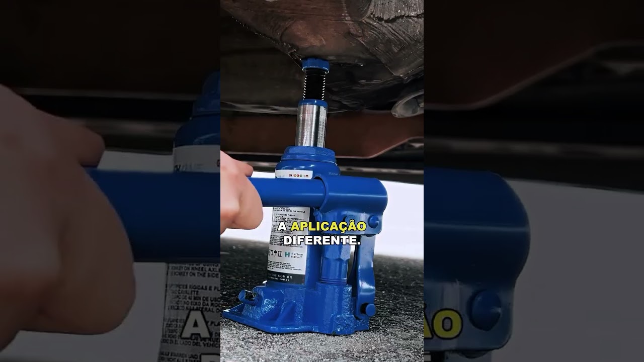 Macaco Hidr&aacute;ulico Sanfona e Garrafa 2 Toneladas Tech One