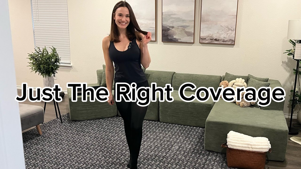 Amazon Review: LUCKMEEY Rip-Resistant 40D Tights Try-On #ad