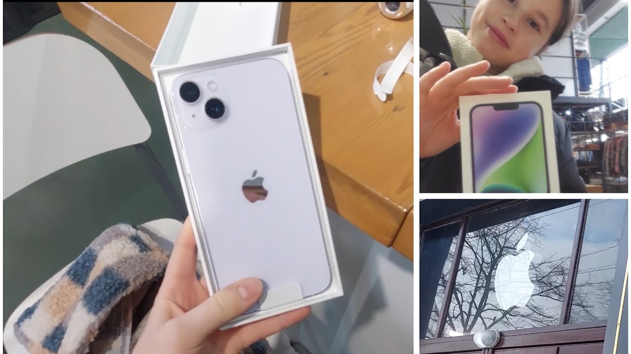 Купила iPhone 14 Plus/влог/распаковка💕