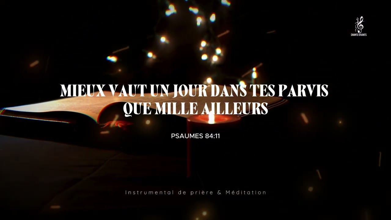 Un jour dans tes parvis vaut mieux que mille ailleurs 🔥🙏 | Instrumental de prière & Méditation 📖🎶