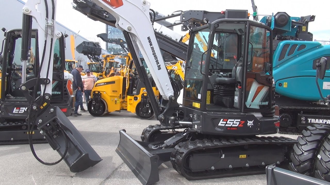 Bobcat E55z Mini Excavator (2024) Exterior and Interior