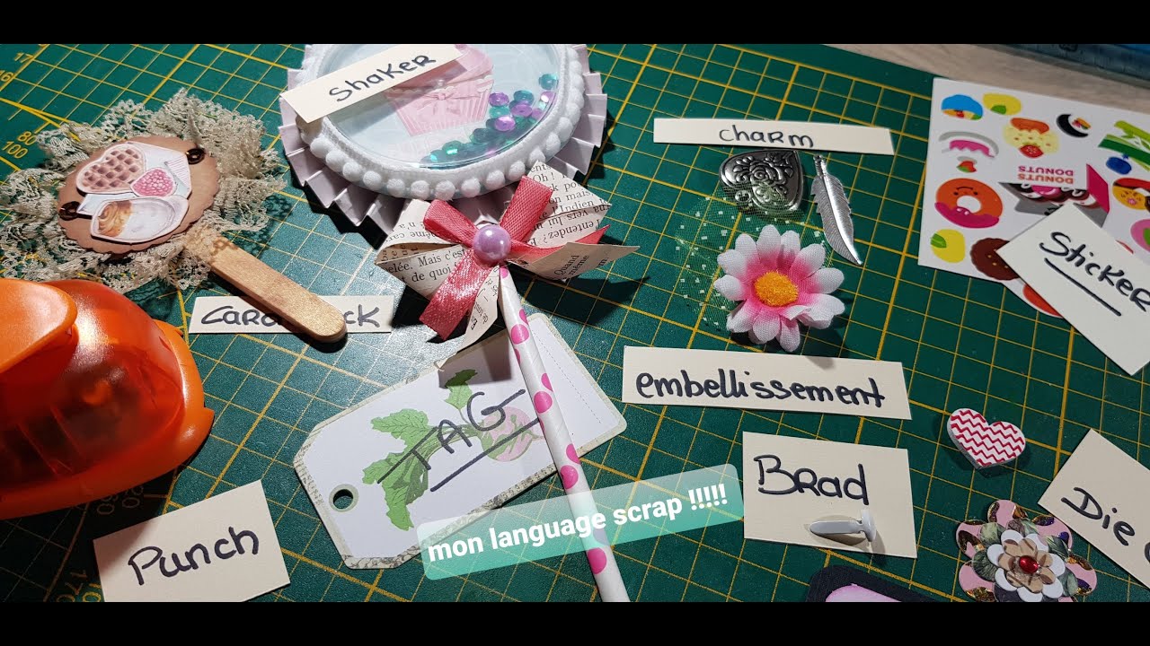 Astuces vocabulaire scrap pour les débutants , comprendre !!!!!! #scrapbooking #scraplanguage