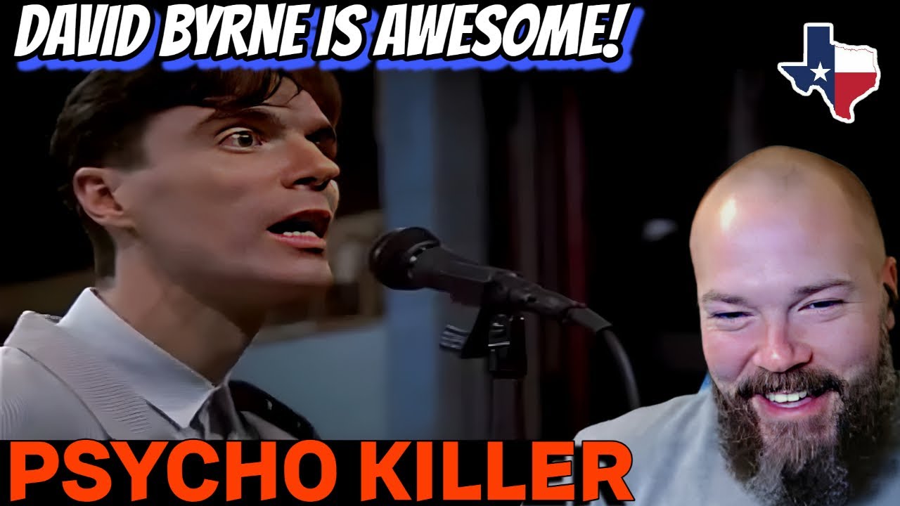 Talking Heads - Psycho Killer - Концерт 1983 - Реакция (Великолепное выступление!)