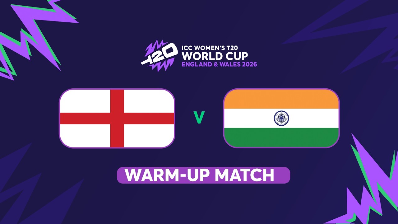 ICC Women's T20 World Cup 2026 Warm-up 11: India vs England #t20worldcup