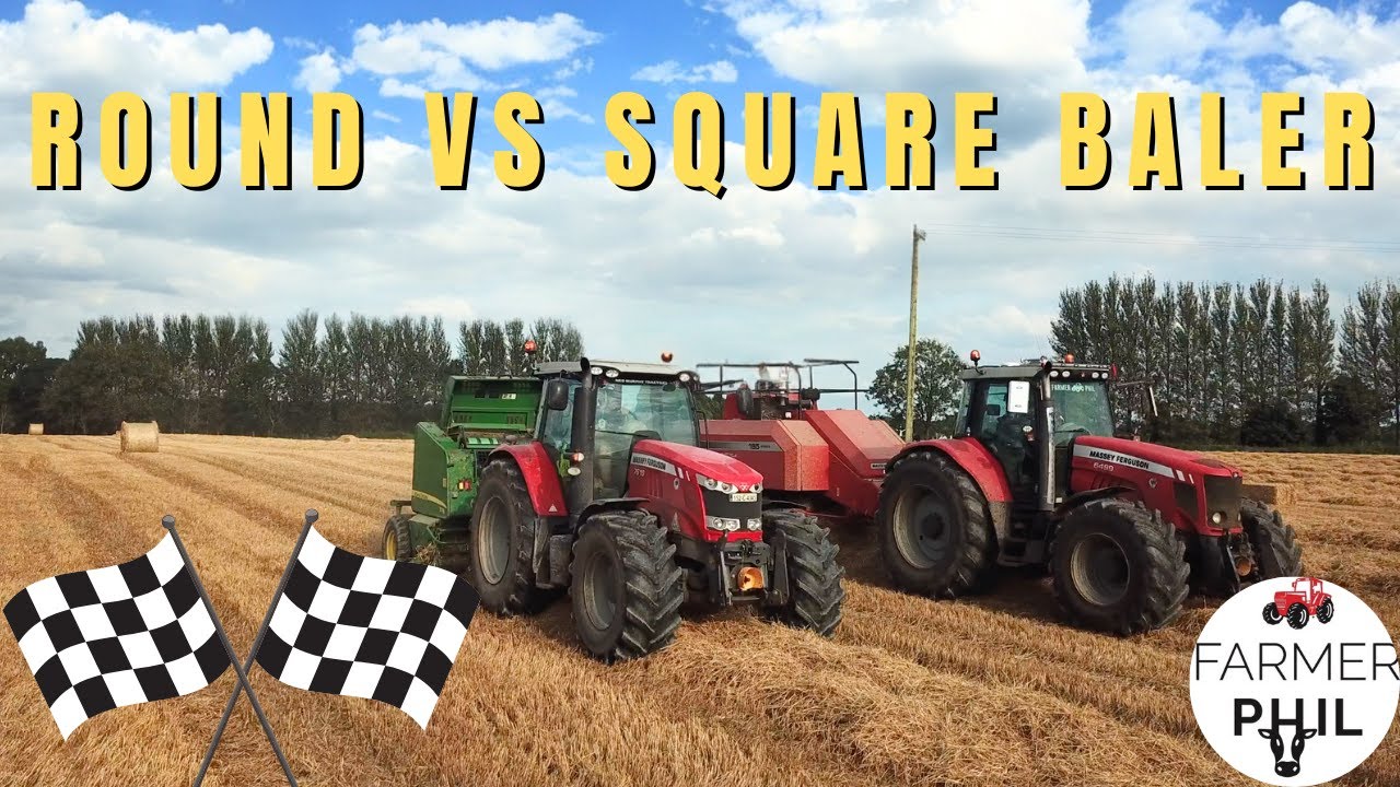 BALING STRAW - ROUND VS SQUARE BALER | HARVEST 2023