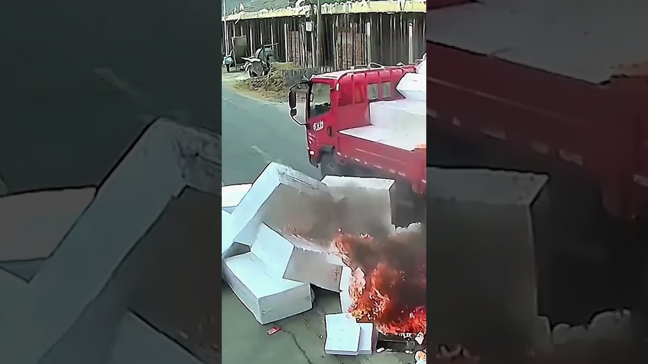 LKW geht in Flammen auf 