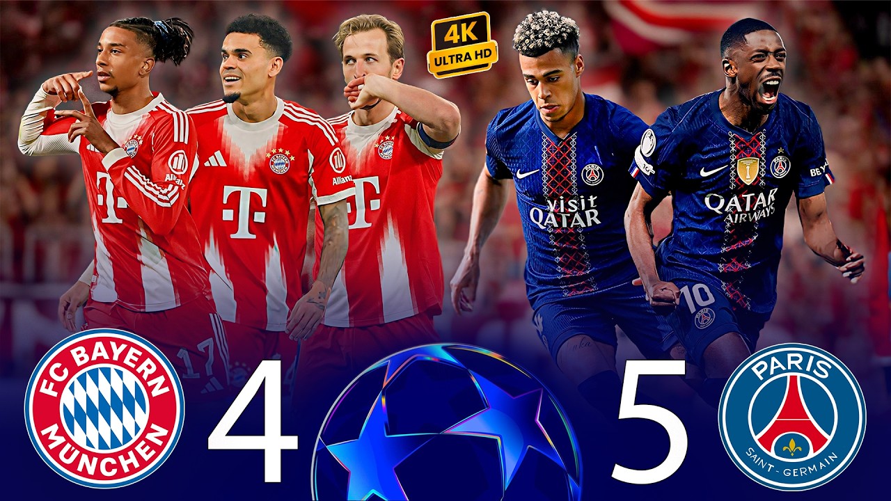 9 goals in a crazy match! Bayern Munich vs Paris Saint-Germain 5-4 🔥 | UEFA Champions League 2026