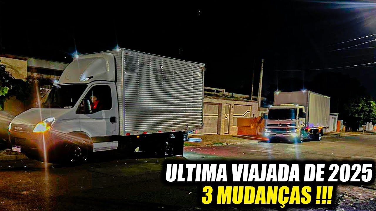 Última viagem de 2025 pra fechar com chave de ouro MG / GO / MT (3 mudanças)