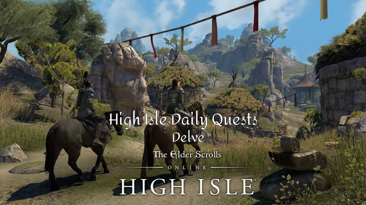 Elder Scrolls Online Daily Quests: High Isle - Delve | No commentary