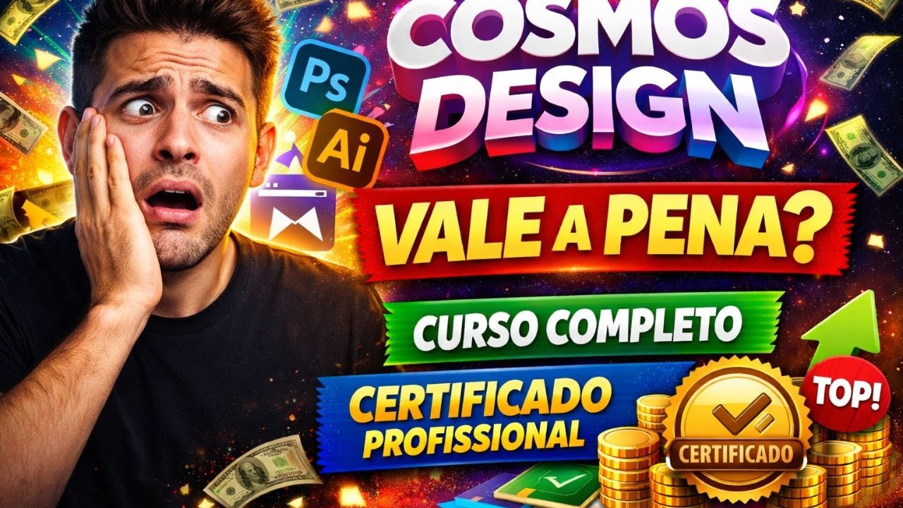 Cosmos Design Vale a Pena? Formação Completa em Design Gráfico do Zero ao Profissional
