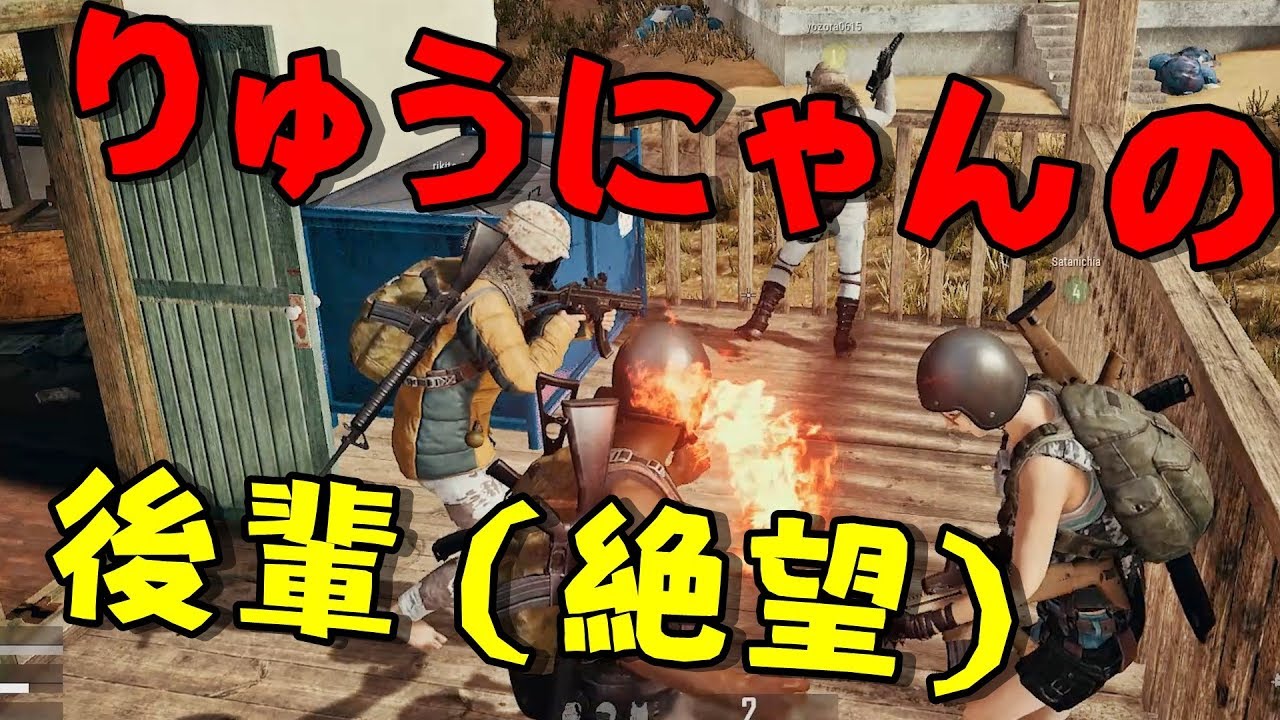 りゅうにゃんの後輩がプライベート大暴露して喧嘩しながら優勝-PUBG【KUN】