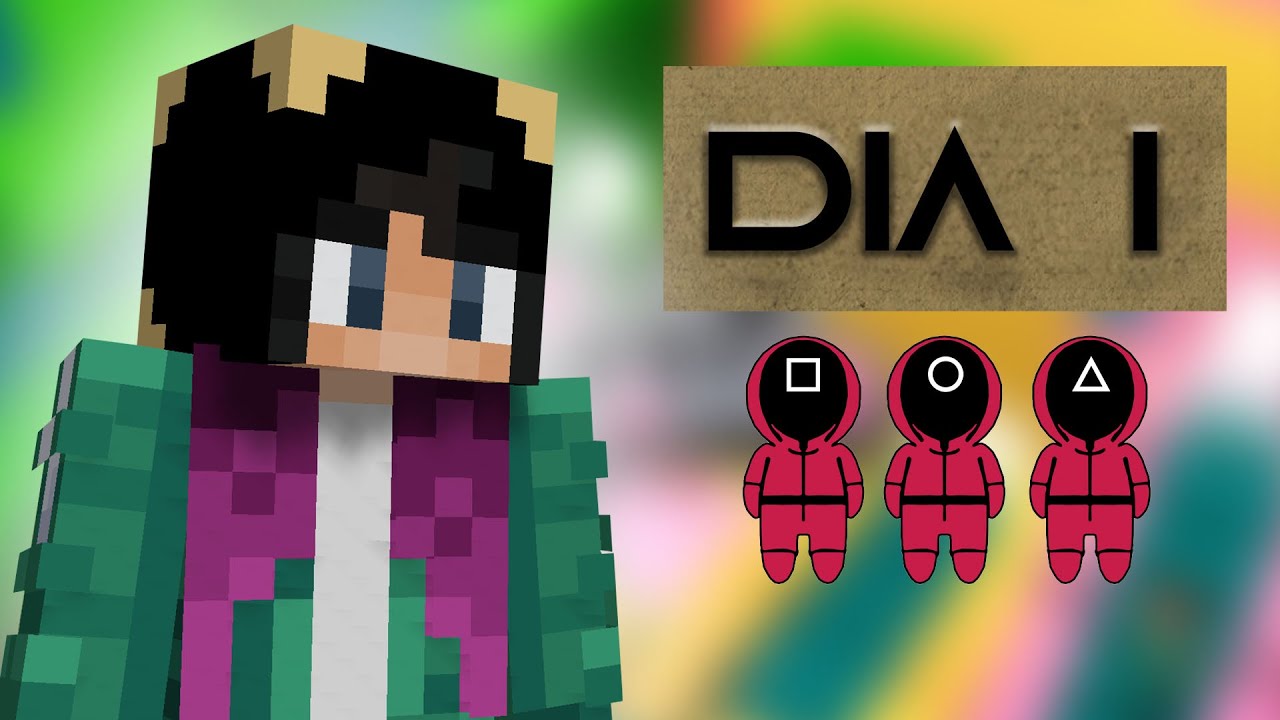 SQUID GAME MINECRAFT 100.000$ DE PREMIO | Día 1 - Paracetamor