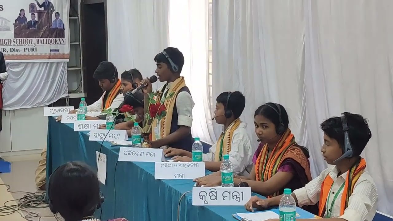 MOCK ASSEMBLY IN PM SHRI BATESWAR NODAL HIGH SCHOOL , BALIDOKAN 