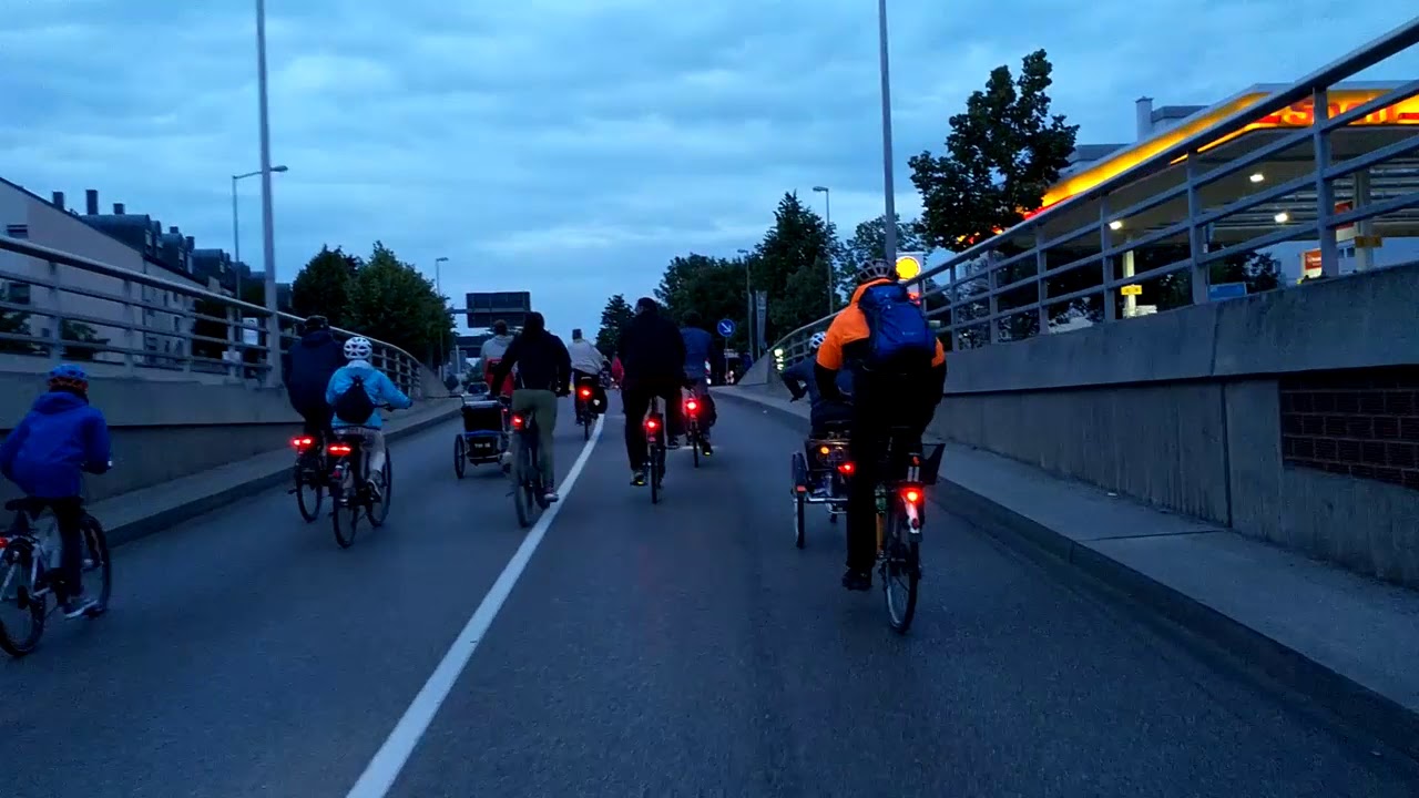 So schön war die 4. Augsburger Radlnacht