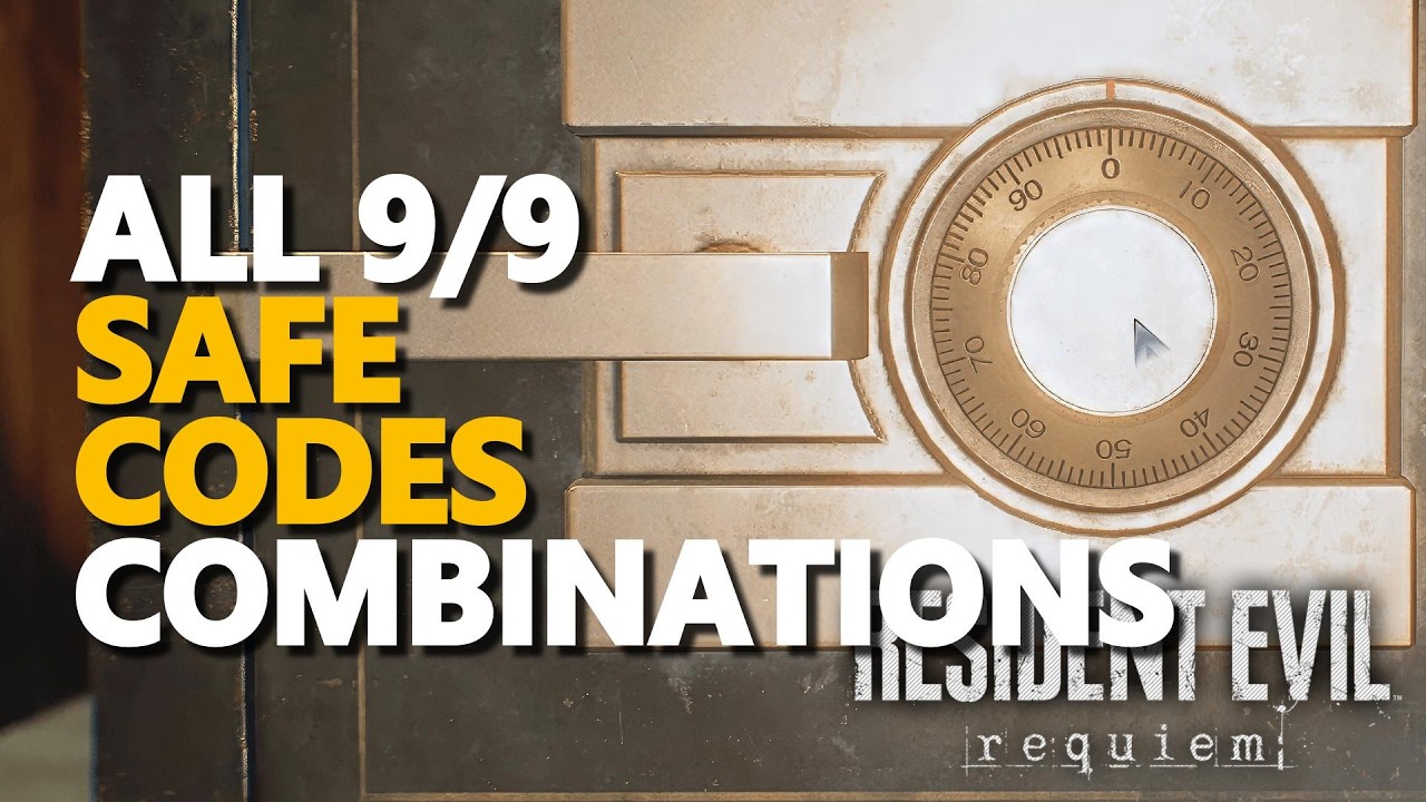 All Safe Codes Combinations Resident Evil Requiem 9