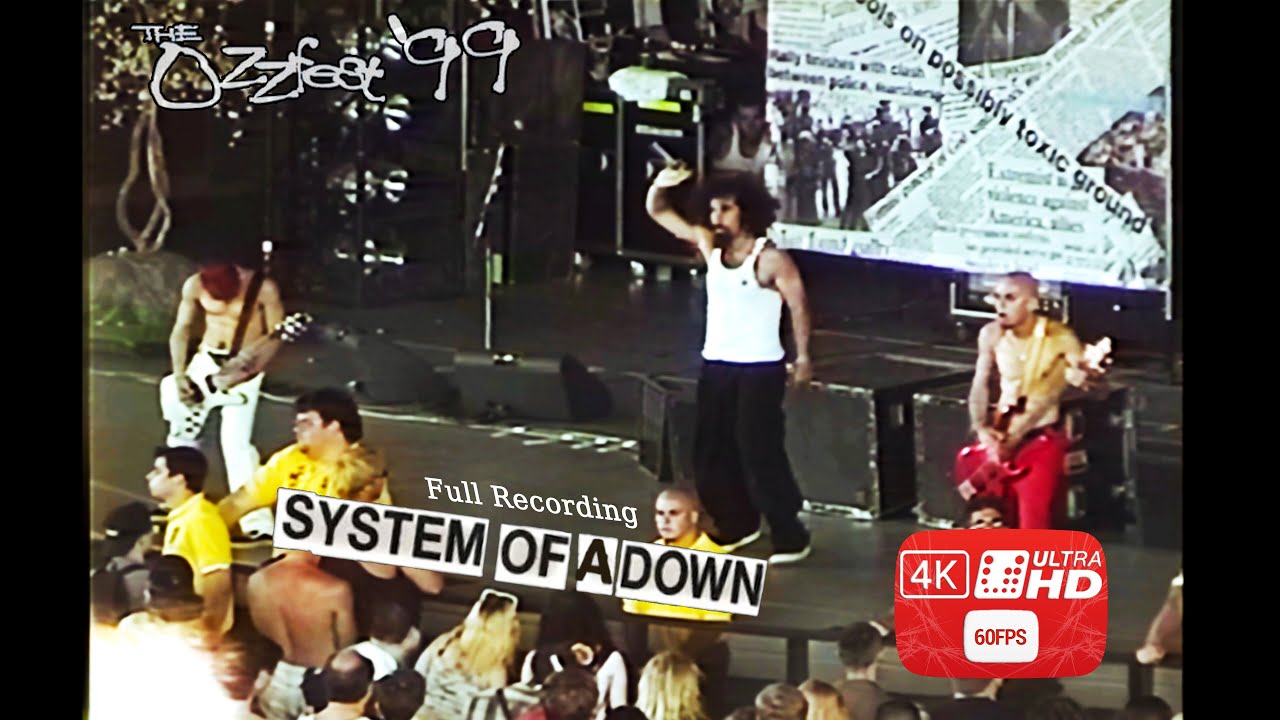 System Of A Down - Ozzfest 1999 PNC Arts Center Holmdel (4K Ultra HD Video Quality | 60 FPS)