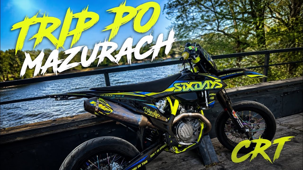 Wycieczka Po Mazurach🏝️| Pure Sound FMF 4.1 + Music🥰| Exc450F🏍️| CrossRacingTeam❤️