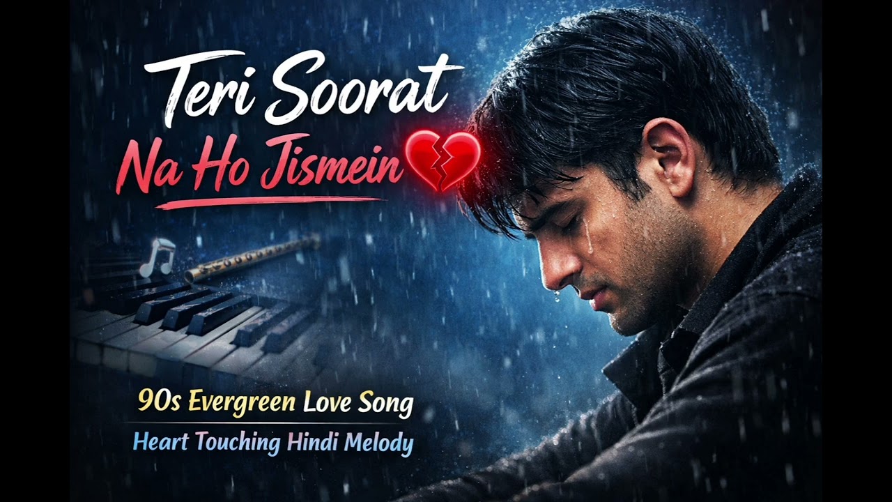 Teri Soorat Na Ho Jismein 💔 | Old Style Bollywood Love Song | No Copyright
