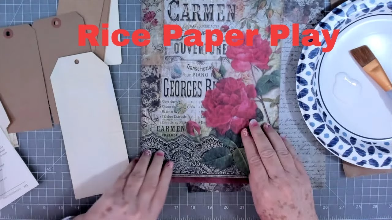 GOT RICE PAPER? LET'S MAKE EASY EMBELLISHMENTS