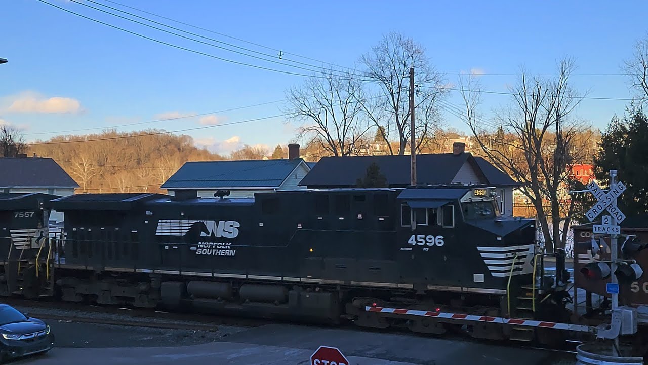 Mine Cars of Filled Coal Return On Combined NS Trains 