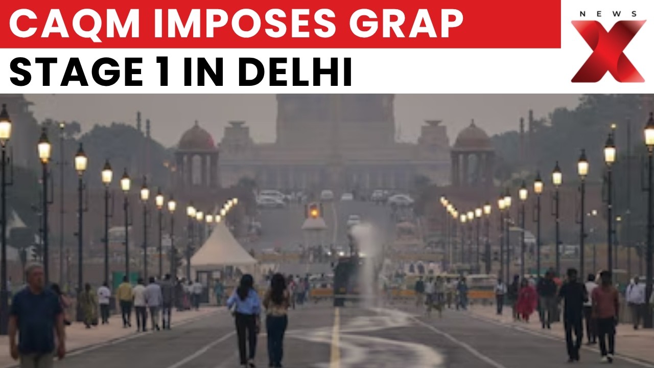 Delhi Air Pollution: CAQM Imposes GRAP Stage 1 as AQI Hits &lsquo;Poor&rsquo; Category | Latest News | NewsX