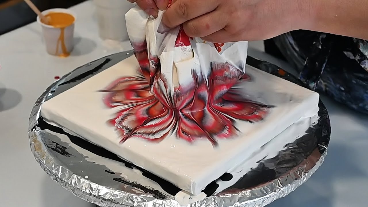 Can I Create a Stunning Flower Painting in Just 10 Minutes? Reverse Flower Dip Technique