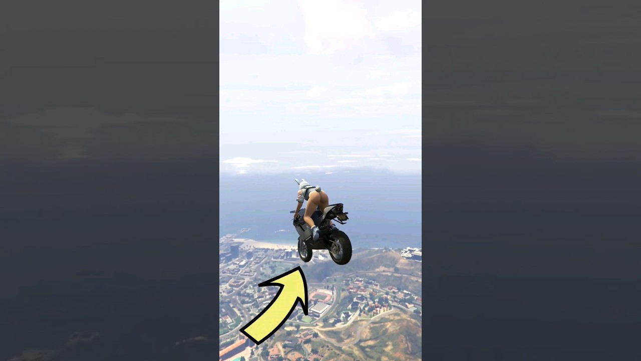 HOW TO DO THE GTA 5 BIKE FLYING GLITCH TUTORIAL #GLITCH #GTA5