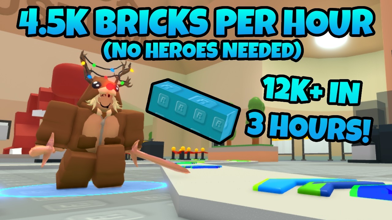 4.5K APRIL FOOLS BRICK PER HOUR STRATEGY (Retro Tower Defense) (Roblox)