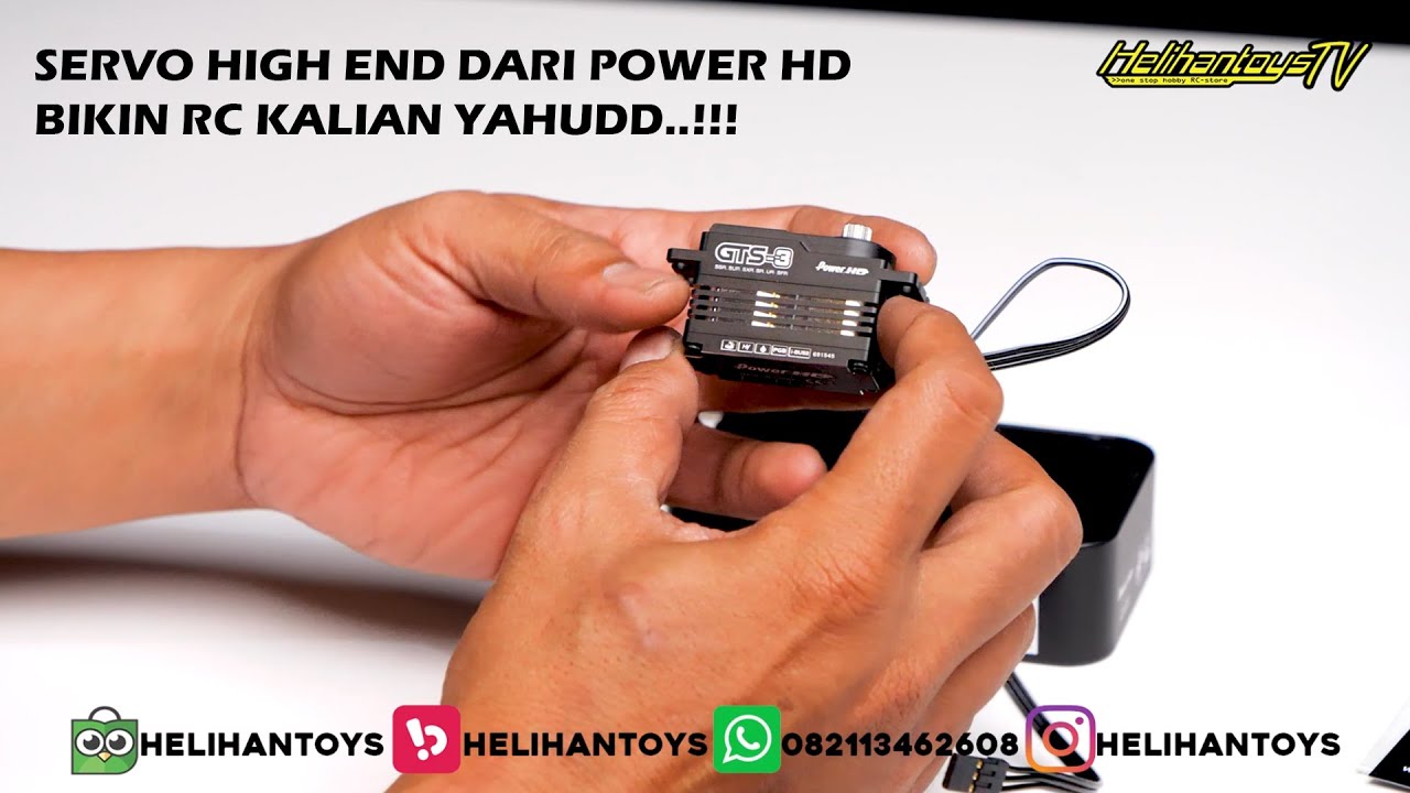 UNBOXING | SERVO HIGH END DARI POWER HDBIKIN RC KALIAN YAHUDD..!!! | POWER HD GTS-3 HV PROGRAMMABLE
