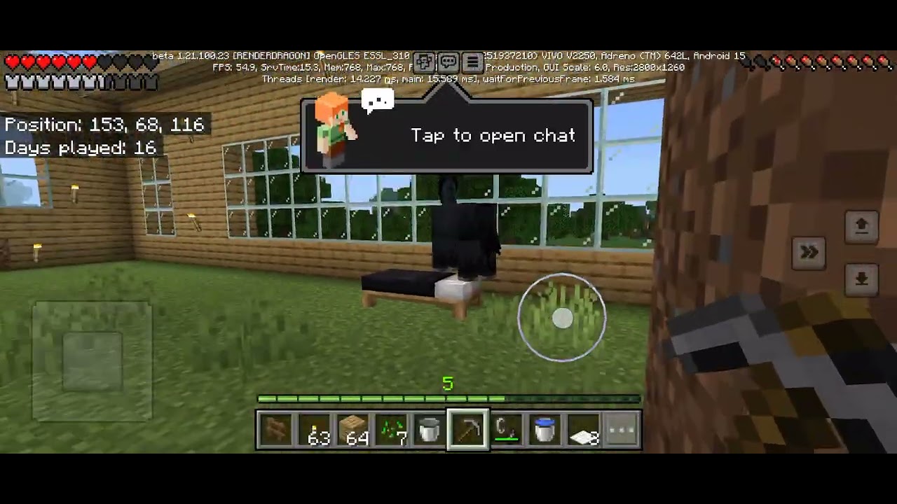 Revealing my house in mincraft and villager farming 