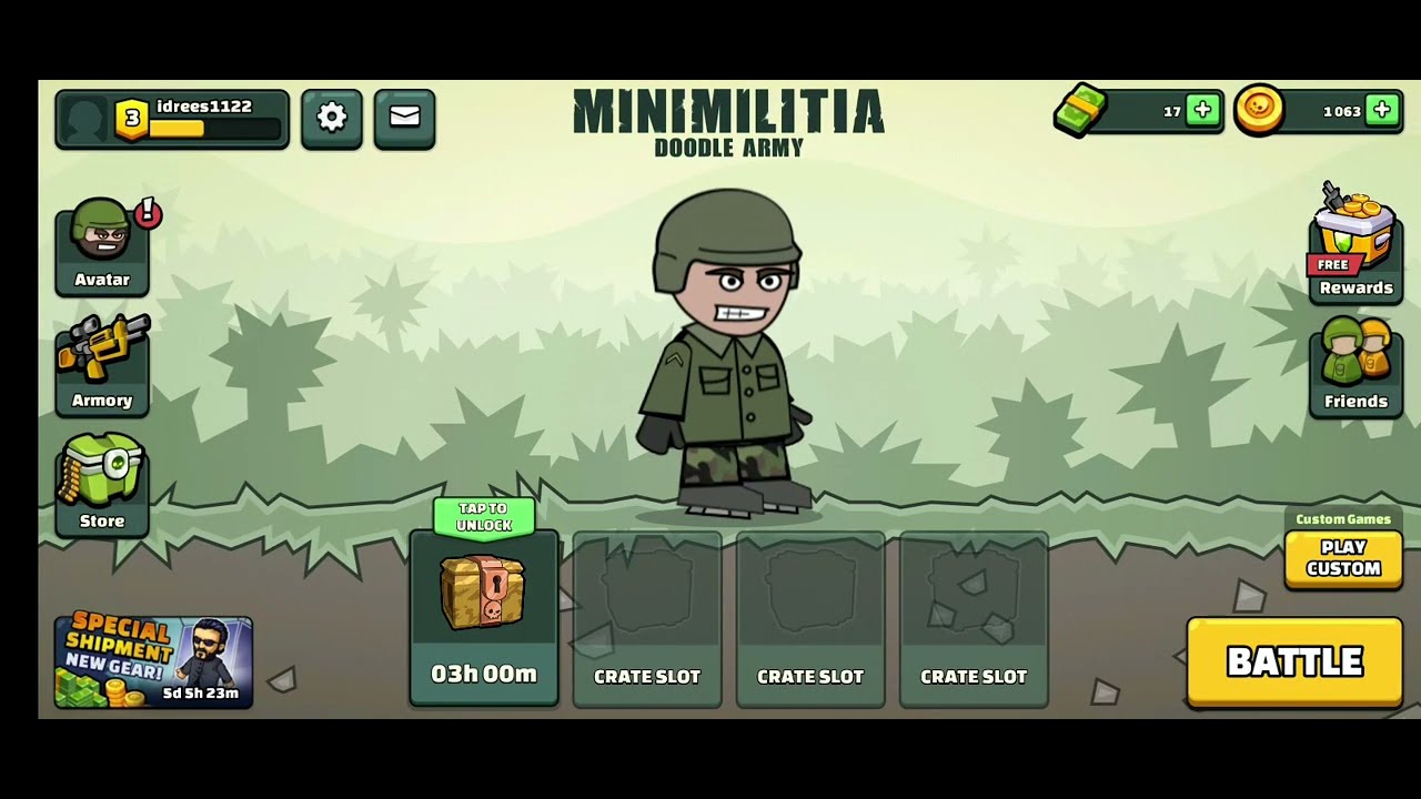 MINIMILTIA! NOOB IS BACK 😄 🤣 #doodlearmy #minimilitia #gameplay 