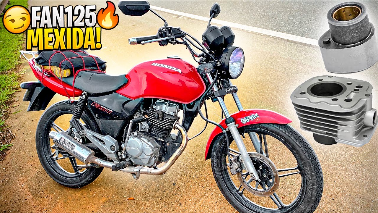 FAN 125 PREPARADA COMANDO CABE&Ccedil;OTE E CILINDRO MAIOR