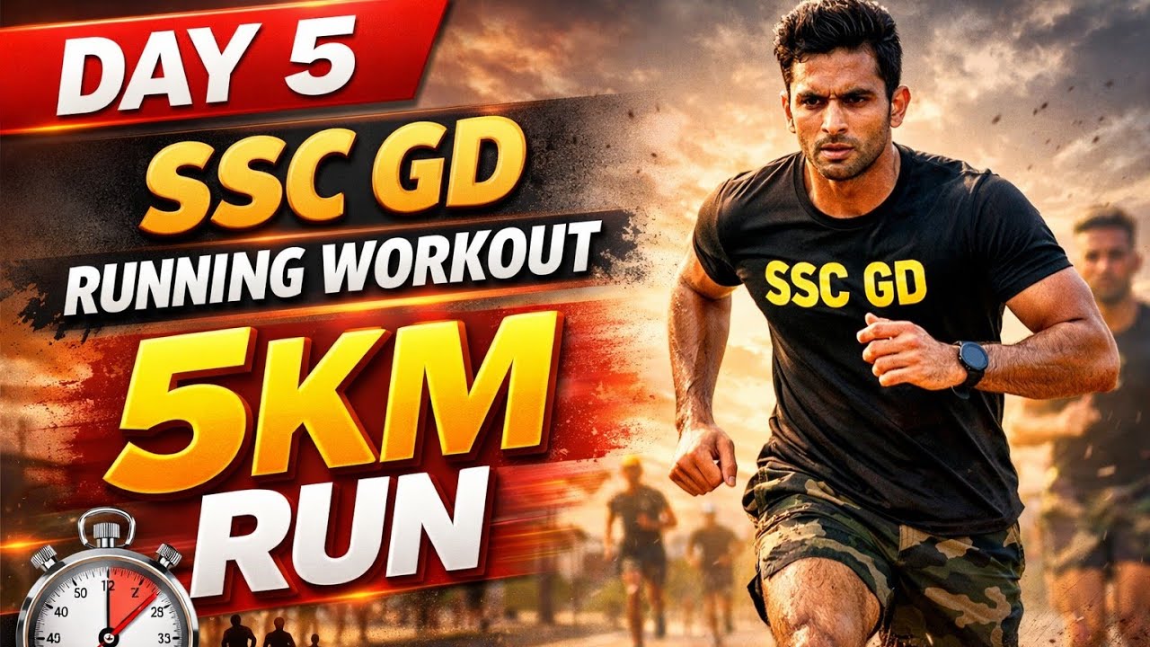 SSC GD Running workout Day 5 