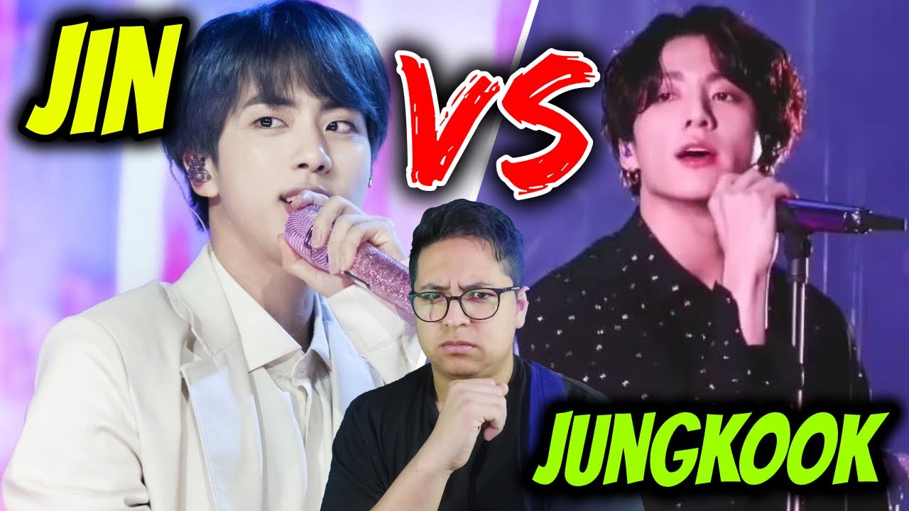 Jin VS Jungkook BTS - Batalla de AGUDOS y NOTAS ALTAS